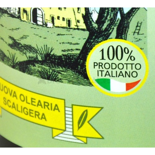 EXTRA VIRGIN OLIVE OIL 100% Italian cold-pressed.