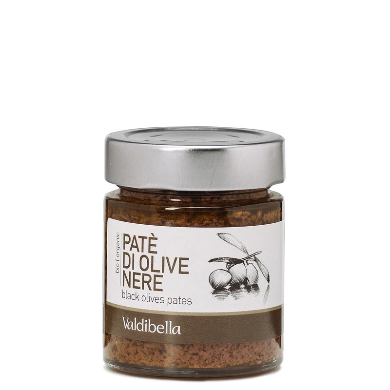 PATE' OLIVE NERE 140 gr - Valdibella