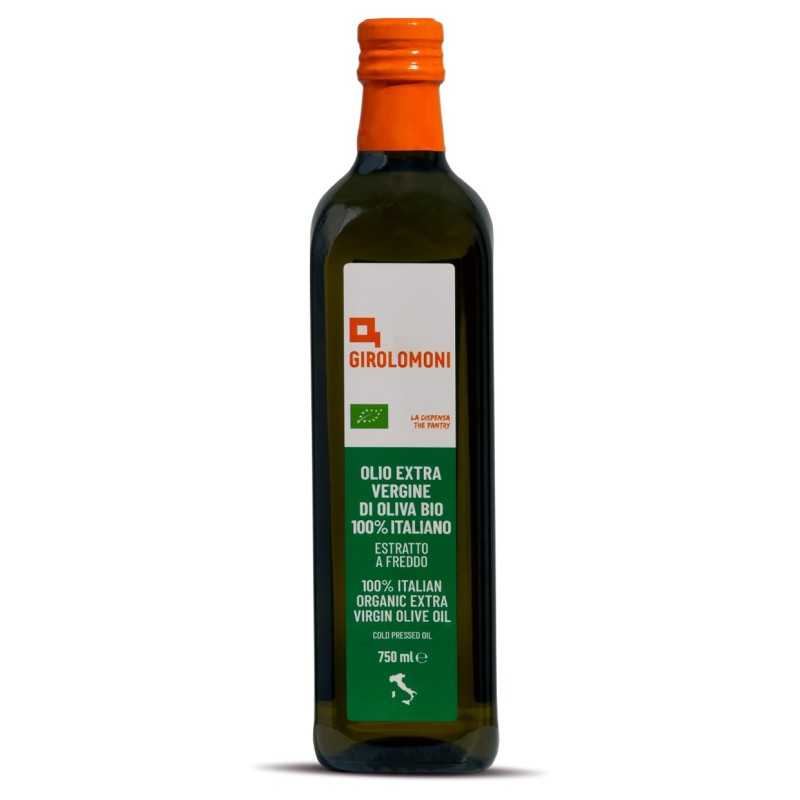 Olio EXTRA VERGINE di OLIVE BIO estratto a freddo 75cl Girolimoni